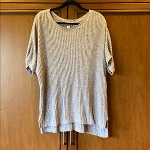 Ann Taylor Loft heather short sleeve sweater